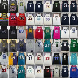 Stitched Basketball Allen Zion Iverson Williamson Jerseys Joel Bibby Embiid Tyrese Johnson Maxey Victor Leonard Wembanyama LaMelo Luka Trae Doncic Young Ball