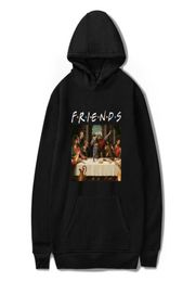 Men039s Funny Da Vinci The Last Supper Friends Hoodies Casual Unisex Streetwear New Hoody Harajuku Hip hop Painting Sweatshirt 9562084