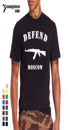 YUANQISHUN DEFEND Letter Printing T Shirt AK47 Creative Men039s TShirt 16 Colors High Quality Men O Neck Short Sleeve Cotton C9829571