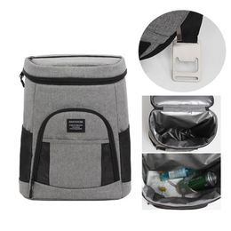 Thermal Cooler Insulated Picnic Bag Functional Pattern For Work Climbing Travel Backpack Lunch Box Bolsa Termica Loncheras244w