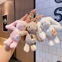 Rabbit Plush Pendant Catching Machine Doll Doll Wholesale Street Stall Doll Cartoon Keychain Plush Toy