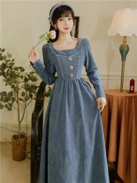 Dresses 2022 autumn long sleeve maternity corduroy lactation dress postpartum woman zip breastfeeding dress office lady nursing clothes