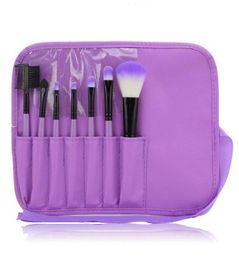 1set7pcs Makeup Brush paintbrushes of Makeup Brushes Set tools Makeup Toiletry Kit Wool Brand Make Up Brush Set Case with PU Bag7606348