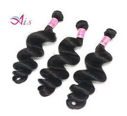 3pcs New Style Unprocessed 7A Brazilian Indian Malaysian Peruvian Hair 3Bundles Loose Wave Hair Weaves Machine Made Human Hair3192274