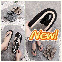 GAI Womens Sandals Mens Slippers Fashion Floral Slipper Rubber Flats Sandals Summer Beach Shoes low price big size