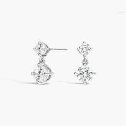 Customised 14k 18k Jewellery Lab Grown Diamond White Gold Stud Drop Hoop Earrings for Women