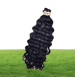 Brazilian Bulk Hair For Braiding Unprocessed Bulk No Weft Micro Braids 3 bundles 150g Deep Curly7929300