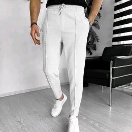 Pants Spring and Autumn New Products Slim Solid Colour Trendy Slimming Pleated Fitness Pencil Pants Simple Allmatch Sports Trousers