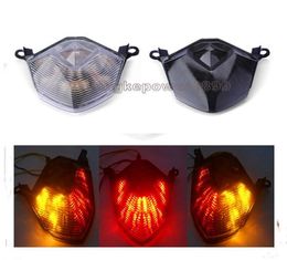 Integrated LED Turn Signals Brake Tail Light For Kawasaki Z750 Z1000 ZX6R 10R4945219