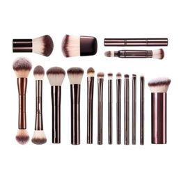Makeup Brushes Hourglass Makeup Brushes No1 2 3 4 5 7 8 9 10 11 Vanish Veil Ambient Doubleended Powder Foundation Cosmetics Brush Tool Dhnlw