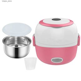 Bento Boxes Mini Rice Cooker Heated Lunch Boxes For Adults Food Warmer Lunch Box L240307