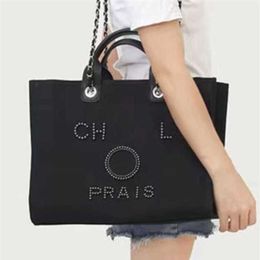 70% Factory Outlet Off Women's Hand Canvas Beach Bag Tote Handbags Classic Large Backpacks Capacity Small Chain Packs Big Crossbody CCH6 on sale