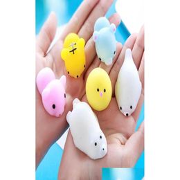 Cell Phone Straps Charms Wholesal Slow Rising Jumbo Toy Bun Toys Animals Cute Kawaii Squeeze Cartoon Mini Squishies Cat Squishiy Fashi Otlwg