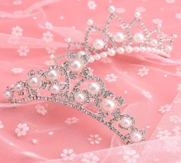 Fashion Mini Crystal Rhinestone Princess Crown Hair Comb Birthday Party Gift Tiaras For Girls Kids Hair Jewellery Accessories7916870