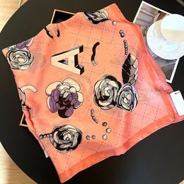 Woman Designer Silk Scarf Luxury Flower Letter Print Scarves 90*180cm Summer Headband Fashion Squares Shawl Ladies Beach Neck Scarfs Tote Bag Ribbon