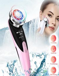Face Massager High Frequency Ultrasonic Cleaning Skin Care Electroporation Lift Vibration Wrinkle Removal Anti Aging Beauty 2105183830149