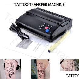 Printers Professional Tattoo Stencil Maker Transfer Hine Flash Thermal Copier Printer Supplies A4 Tool Paper Tatuaje Herramienta Drop Dh4Tg