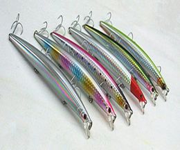 145cm 20g Sea Fishing lure Game Tackle China Hook Minnow Bait Slender shape Lure Plastic Hard Bait Casting Spinner Bait Floating 8416028