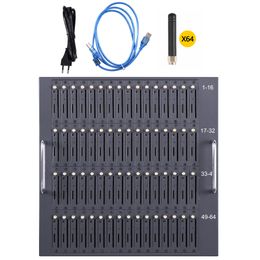 Factory Price GSM Bulk Sms Modem 64 Port Gateway Machine Sms Caster Server Multi Sim Broadcaster Text Blaster Device