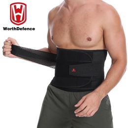 Worthdefence Orthopaedic Corset Back Support Gym Fitness Weightlifting Belt Waist Belts Squats Dumbbell Lumbar Brace Protector 240226