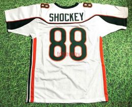 CHEAP CUSTOM JEREMY SHOCKEY MIAMI HURRICANES WHITE JERSEY or custom any name or number jersey5490336
