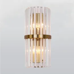 Wall Lamp Home Creative Bedroom Bedside Modern LED Nordic Lighting Crystal Walls Simple Staircase High-end Light Luxury