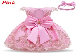 Girl Baby Birthday Dress Girls Clothes Summer Vestido Elegant Christening Dress for 02 Yrs Flower Princess Party Gown Dresess6799908