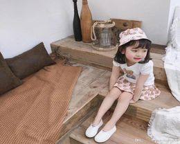 Baby Girls designer Dress Fly Sleeve Baby Clothes 100 cotton Princess Child Toddler Kids Dress For Girl Clothes Vestidos B512704703
