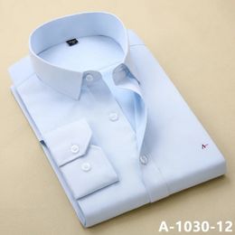 s-7xl Plus Reserva Camicie in cotone da uomo Camicie casual Camicie da uomo da lavoro con vestibilità tascabile regolare da tasca 240307