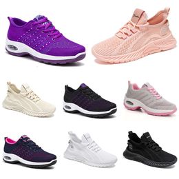 New men women shoes Hiking Running flat Shoes soft sole fashion purple white black comfortable sports Colour blocking Q76-1 GAI usonline