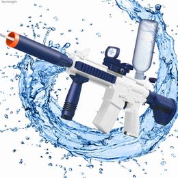 Gun Toys M416 Water Gun Electric Automatic Airsoft Pistol Summer Swimming Pool Beach Party Game Outdoor Water Toy for Kids Boy Gift