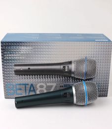 Microfono Professional Beta87 Wired Handheld Vocal Dynamic Karaoke Microphone For Beta 87C BETA87A BETA 87 A Mic Microfone1029579