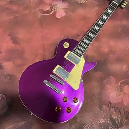 Standard Electric guitar purple top Solid Mahogany Shipment from US warehouse