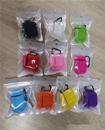 Soft Silicone Case for Apple Airpods Cases for Airpods 2 Soft TPU Cover TWS Bluetooth Headset Earphone Bags Protector Accessories4195986