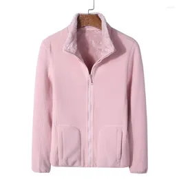 Women's Jackets MRMT 2024Brand Double Sided Coral Fleece Jacket Thickened Sweater Autumn And Winter