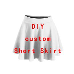 Skirts PLstar Cosmos Design Anime/Photo/Singer DIY Summer women's clothing Short Skirt 3d Print Sublimation Short Skirt ball gown dress