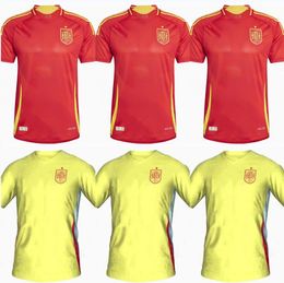 24 25 Spain Soccer Jerseys PEDRI LAMINE YAMAL RODRIGO PINO MERINO SERGIO M.ASENSIO FERRAN C.SOLER HERMOSO REDONDO CALDENTEY 24 25 man kids kit Football Shirt