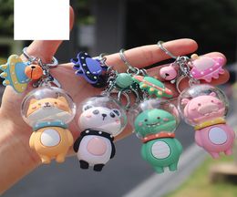 Creative Space Storey Keychain toys Female Cartoon Doll Key Chain Ring Couple Pendant Car Ornament Animation Derivatives315H5298643