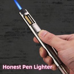 Outdoor BBQ Kitchen Torch Jet Pipe Lighter Pen Spray Gun Butane Gas Windproof Lighter Inflated Welding Tool Gadgets For Man