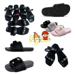 2024 designer Slippers Beach Classic Flat Sandals Summer Lady Leather Top Quality Men Women Slides GAI Pool Women Casual Sandals