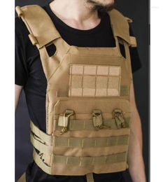 Hunting Jackets Tactical Body Armour JPC Molle Plate Carrier Vest Gun Mag Chest Rig Wargame Paintball Protective Waistcoat7788476