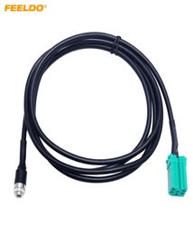 FEELDO Car New 150cm Aux Cable Adapter Mini ISO 35MM Jack Cable For Renault OEM Radio CD Player Wire Cable 28596137009