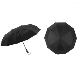 Umbrellas Automatic Open & Close Travel Umbrella Wind Resistant Folding 10 Ribs Compact For Men Women