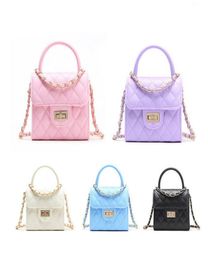 Candy Colour Baby Tote BAG Fashion Kid handbag Children Bags Designer Kids Girl Purse Shoulder bags Children Totes Mini Christmas G2426045