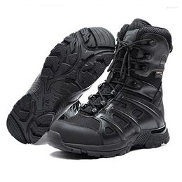 Fitness Shoes Men Women Outdoor Hiking Sports Non-slip High Top Army Fans Field Training Climbing Hunting Combat Tactical Military Boots