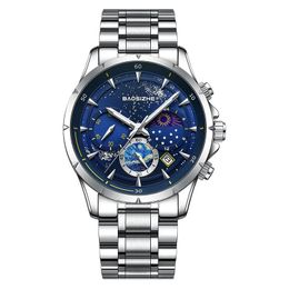 Full of stars business high-end watch men's mechanical waterproof fashion quartz watch men's wholesale student watch boys C4