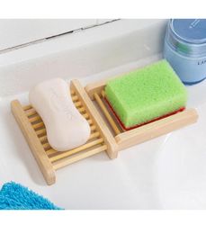 Natural Wooden Soap Dish Wooden Soap Tray Holder Creative Storage Soap Rack Plate Box Container For Bath Shower Bathroom Supplies 7657892