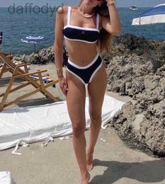 Women's Swimwear Summer Beach Sunshine Womens Swimwear Swimsuit Designer Luxury Bikini C Letter Diamond Stitching Sexy One-Piece Swimsuit Two-Piece Bikinis 240307