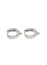 Hoop Huggie Sterling Silver 4 Colours Minimal Simple Earring Flat No Stone Circle Stunning Cute Young Girl Jewellery Gift5263377