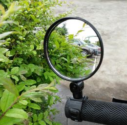 1 Pair Bicycle Rearview Handlebar Mirrors Cycling Rear View MTB Bike Silicone Handle Rearview Mirror Black6111835